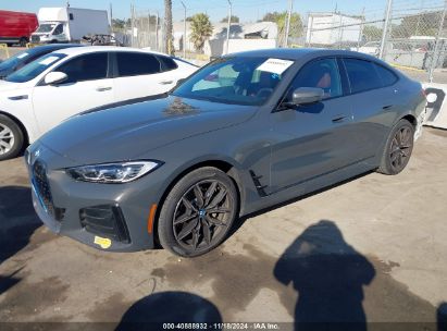 2023 BMW I4 EDRIVE40 Gray  Electric WBY73AW02PFN73717 photo #3