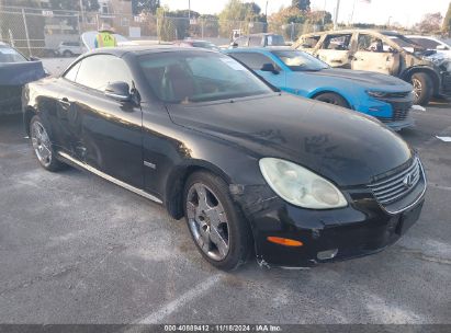 2005 LEXUS SC 430 Black  Gasoline JTHFN48YX50064534 photo #1