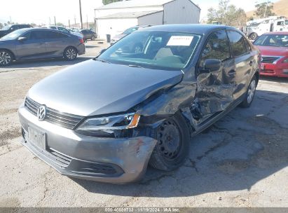 2012 VOLKSWAGEN JETTA 2.0L S Gray  Gasoline 3VW2K7AJ8CM384014 photo #3