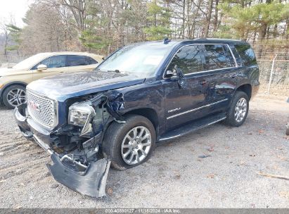 2017 GMC YUKON DENALI Blue  Gasoline 1GKS2CKJ2HR181852 photo #3