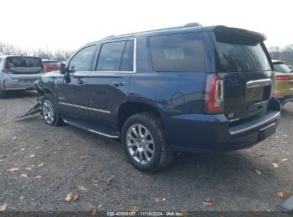 2017 GMC YUKON DENALI Blue  Gasoline 1GKS2CKJ2HR181852 photo #4