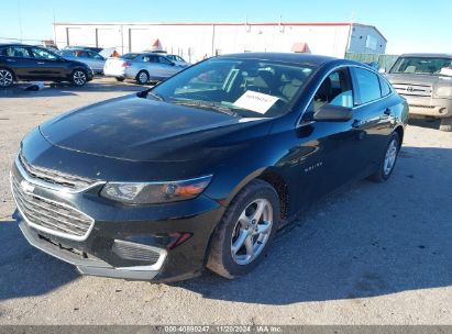 2017 CHEVROLET MALIBU LS Black  Gasoline 1G1ZB5ST1HF177003 photo #3