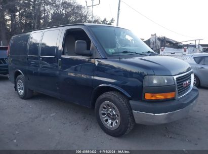 2014 GMC SAVANA 1500 WORK VAN Dark Blue  Flexible Fuel 1GTS8AF49E1143886 photo #1