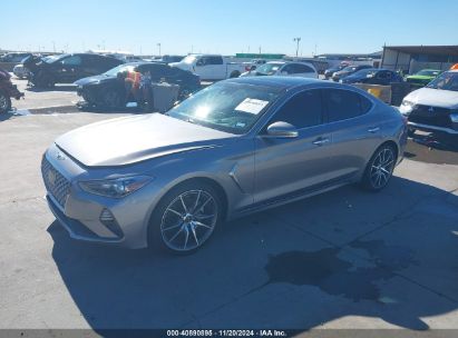 2020 GENESIS G70 2.0T RWD Silver  Gasoline KMTG44LA1LU055649 photo #3