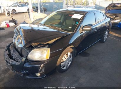 2012 MITSUBISHI GALANT ES/SE Black  Gasoline 4A32B3FF3CE020036 photo #3