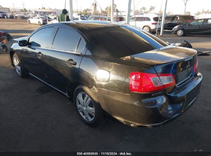 2012 MITSUBISHI GALANT ES/SE Black  Gasoline 4A32B3FF3CE020036 photo #4