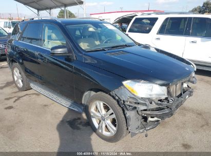 2014 MERCEDES-BENZ ML 350 Black  Gasoline 4JGDA5JB7EA392709 photo #1