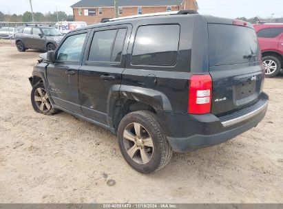 2016 JEEP PATRIOT HIGH ALTITUDE EDITION Black  Gasoline 1C4NJRFB4GD696722 photo #4