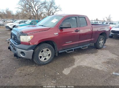 2008 TOYOTA TUNDRA BASE 5.7L V8 Maroon  Gasoline 5TFBV54138X066412 photo #3