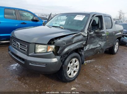 2007 HONDA RIDGELINE RTL Gray  Gasoline 2HJYK16577H000021 photo #3