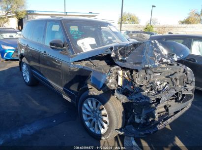 2020 LAND ROVER RANGE ROVER HSE Black  Gasoline SALGS2RU7LA414376 photo #1