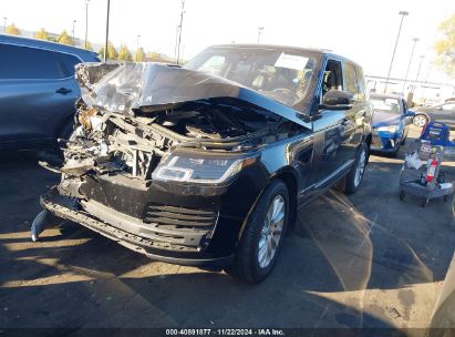 2020 LAND ROVER RANGE ROVER HSE Black  Gasoline SALGS2RU7LA414376 photo #3