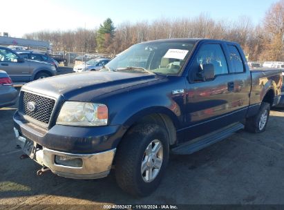 2004 FORD F-150 STX/XL/XLT Dark Blue  Gasoline 1FTRX14W64NC40198 photo #3