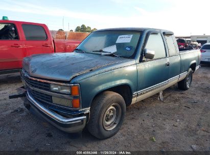 1992 CHEVROLET GMT-400 C1500 Blue  Gasoline 2GCEC19K1N1220279 photo #3