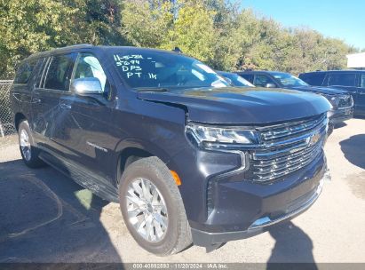 2023 CHEVROLET SUBURBAN 2WD PREMIER Black  Gasoline 1GNSCFKD7PR435694 photo #1