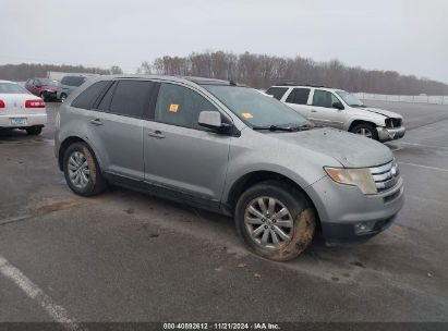 2007 FORD EDGE SEL PLUS Silver  Gasoline 2FMDK39C87BB43888 photo #1