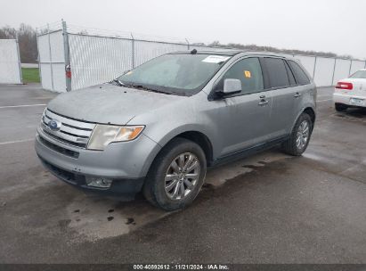 2007 FORD EDGE SEL PLUS Silver  Gasoline 2FMDK39C87BB43888 photo #3