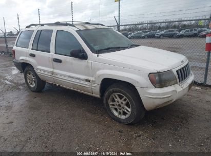 2004 JEEP GRAND CHEROKEE LAREDO White  Gasoline 1J4GW48S94C391612 photo #1