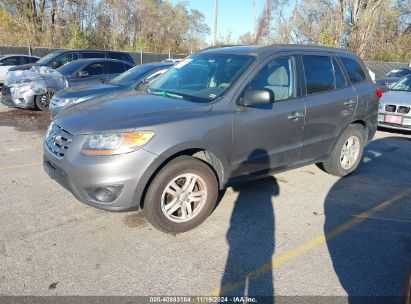 2010 HYUNDAI SANTA FE GLS Gray  Gasoline 5NMSG3AB5AH387331 photo #3