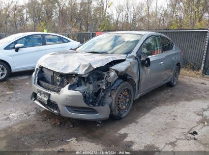 2014 NISSAN SENTRA SV Gray  Gasoline 3N1AB7AP4EL633777 photo #3