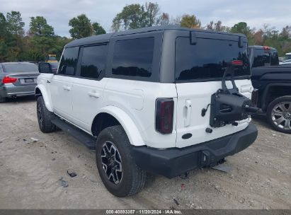 2024 FORD BRONCO OUTER BANKS White  Gasoline 1FMEE8BP2RLA20287 photo #4