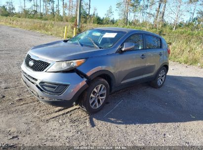 2015 KIA SPORTAGE LX Silver  Gasoline KNDPB3AC5F7762632 photo #3