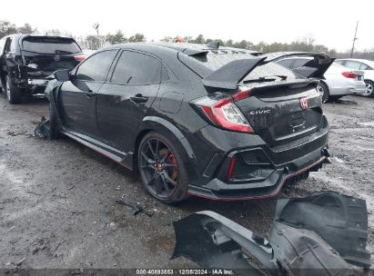 2021 HONDA CIVIC TYPE R TOURING Black  Gasoline SHHFK8G71MU201613 photo #4