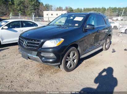 2014 MERCEDES-BENZ ML 350 4MATIC Black  Gasoline 4JGDA5HB2EA357727 photo #3