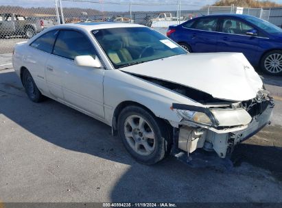 2002 TOYOTA CAMRY SOLARA SLE V6 White  Gasoline 2T1CF22P62C597195 photo #1