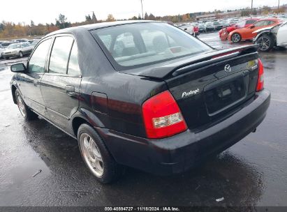 2003 MAZDA PROTEGE DX/ES/LX Black  Gasoline JM1BJ225631141633 photo #4