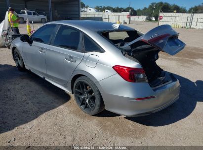 2022 HONDA CIVIC SPORT Silver  Gasoline 2HGFE2F50NH557926 photo #4