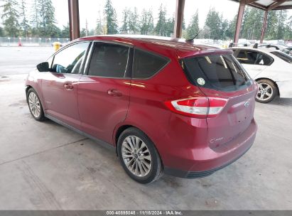 2017 FORD C-MAX HYBRID SE Red  Hybrid 1FADP5AU2HL119227 photo #4