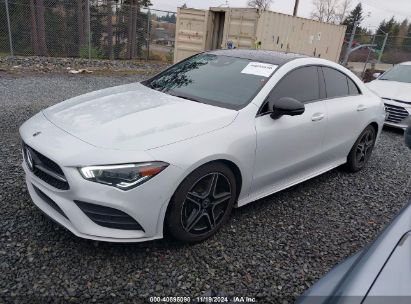 2020 MERCEDES-BENZ CLA 250 4MATIC White  Gasoline W1K5J4HB6LN088758 photo #3