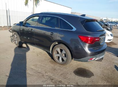 2014 ACURA MDX Gray  Gasoline 5FRYD4H29EB017276 photo #4