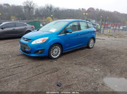 2013 FORD C-MAX HYBRID SEL Blue  Hybrid 1FADP5BU2DL527784 photo #3