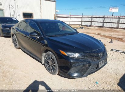 2020 TOYOTA CAMRY SE Black  Gasoline 4T1G11AK2LU401558 photo #1