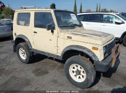 1986 SUZUKI SAMURAI Yellow  Gasoline JS4JC51V4G4105904 photo #1