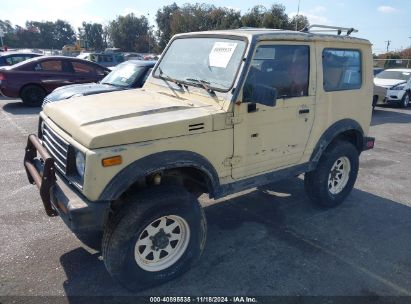 1986 SUZUKI SAMURAI Yellow  Gasoline JS4JC51V4G4105904 photo #3