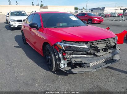 2022 HONDA CIVIC SI SEDAN Red  Gasoline 2HGFE1E59NH470103 photo #1