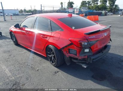 2022 HONDA CIVIC SI SEDAN Red  Gasoline 2HGFE1E59NH470103 photo #4