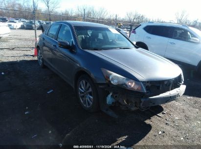 2011 HONDA ACCORD 2.4 EX-L Gray  Gasoline 1HGCP2F83BA080958 photo #1