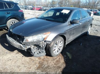 2011 HONDA ACCORD 2.4 EX-L Gray  Gasoline 1HGCP2F83BA080958 photo #3