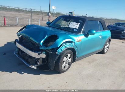 2019 MINI COOPER CONVERTIBLE Turquoise  Other WMWWG5C54K3H07579 photo #3