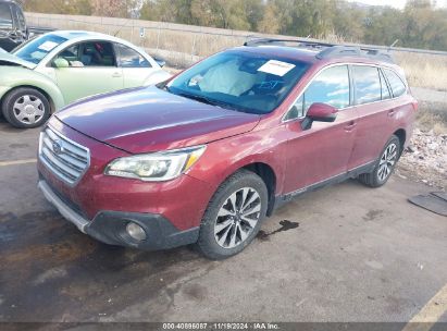 2017 SUBARU OUTBACK 2.5I LIMITED Maroon  Gasoline 4S4BSANC4H3411001 photo #3