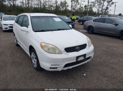 2003 TOYOTA MATRIX XR White  Gasoline 2T1LR32E73C123513 photo #1