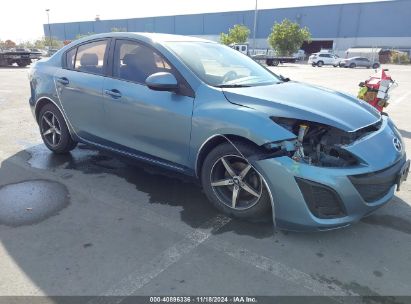 2011 MAZDA MAZDA3 I SPORT Blue  Gasoline JM1BL1UF4B1439400 photo #1