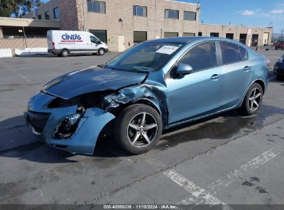 2011 MAZDA MAZDA3 I SPORT Blue  Gasoline JM1BL1UF4B1439400 photo #3