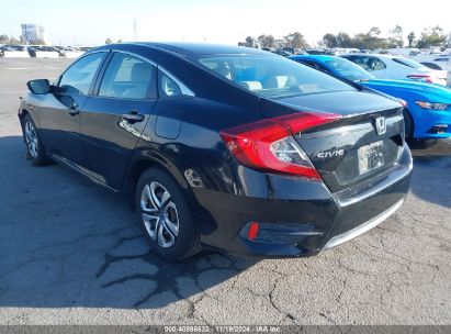 2016 HONDA CIVIC LX Black  Gasoline 2HGFC2E51GH564622 photo #4