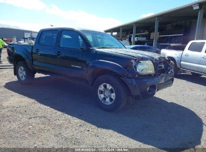 2006 TOYOTA TACOMA DOUBLE CAB Black  Gasoline 5TELU42N26Z277727 photo #1