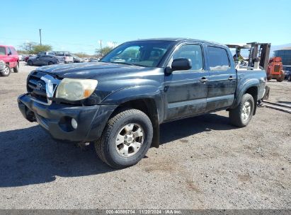 2006 TOYOTA TACOMA DOUBLE CAB Black  Gasoline 5TELU42N26Z277727 photo #3